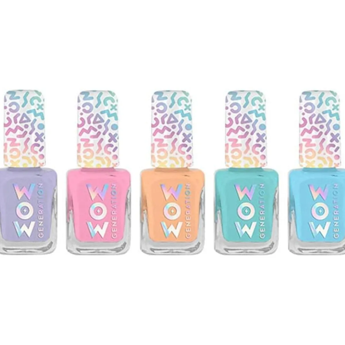 RAVENSBURGER IBÉRICA Estilo De Vida*Esmalte de uñas Multicolor Pack de 5 botes Wow Generation ㅤ