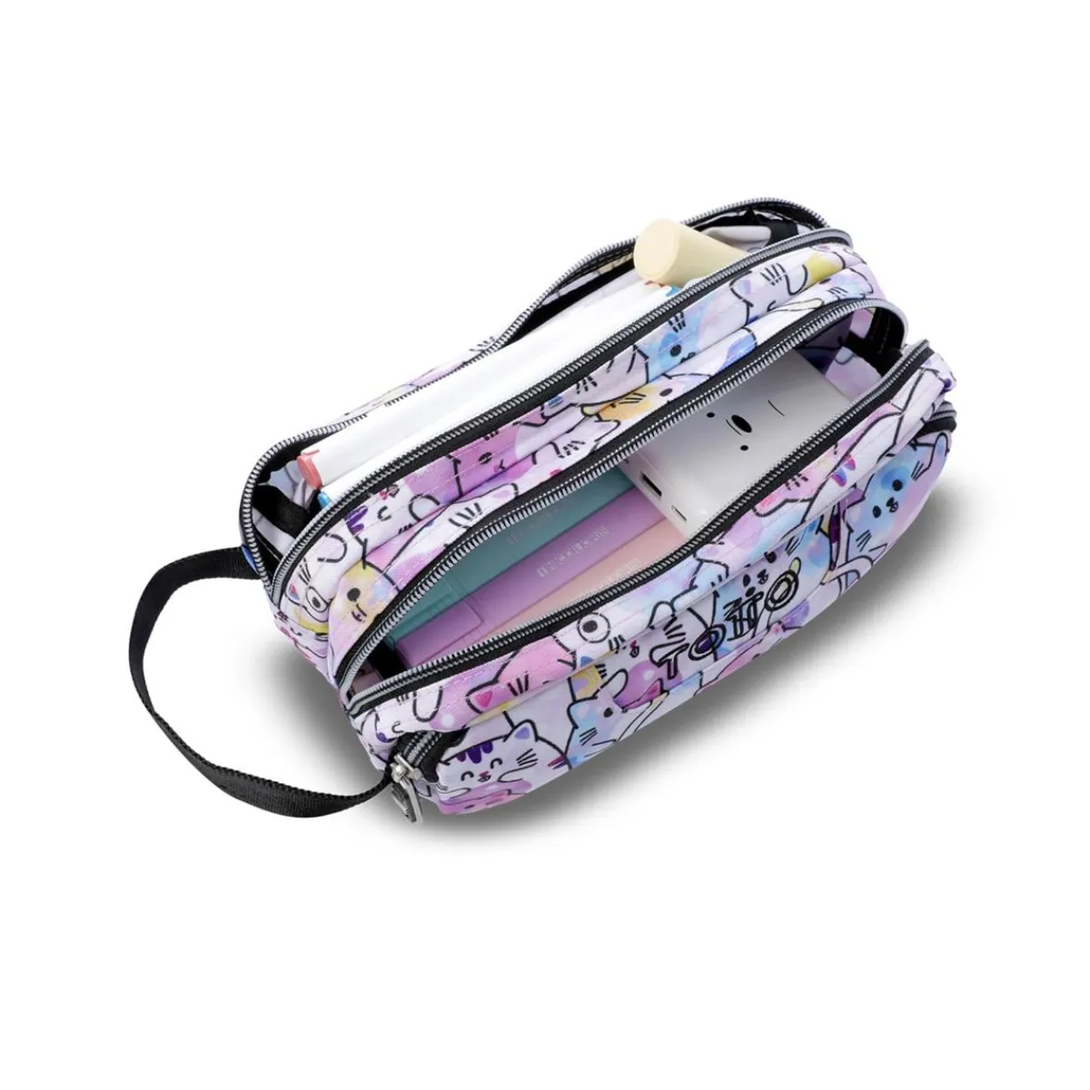 TOTTO Material Escolar*Estuche Agapec Glitter – Paws