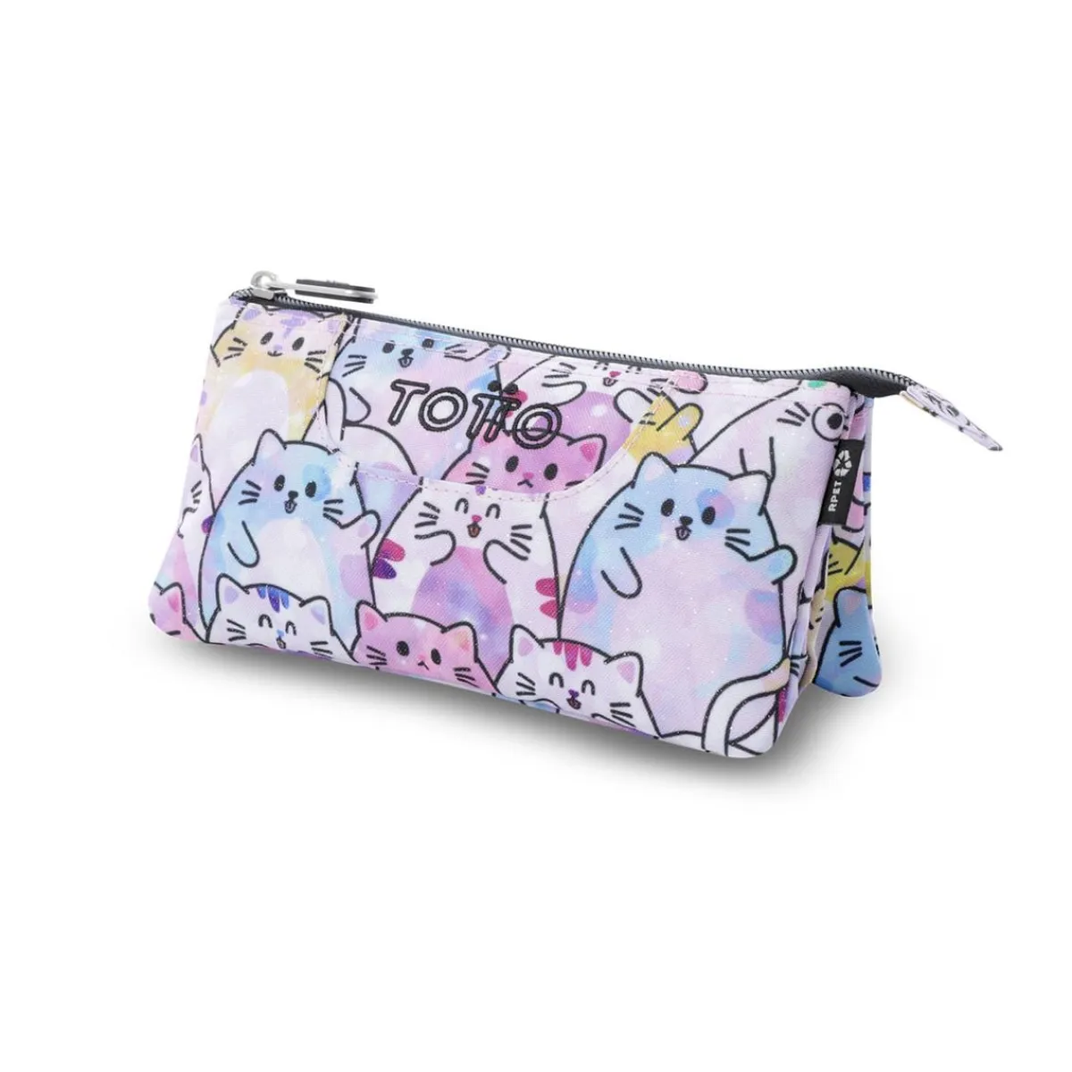 TOTTO Material Escolar*Estuche Tablero Glitter - Paws