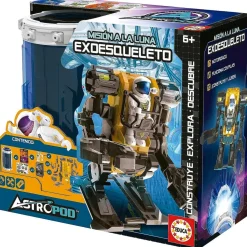 EDUCA Steam*Exoesqueleto astropod: construye, juega y observa tu robot cobrar vida con motor a pilas ㅤ