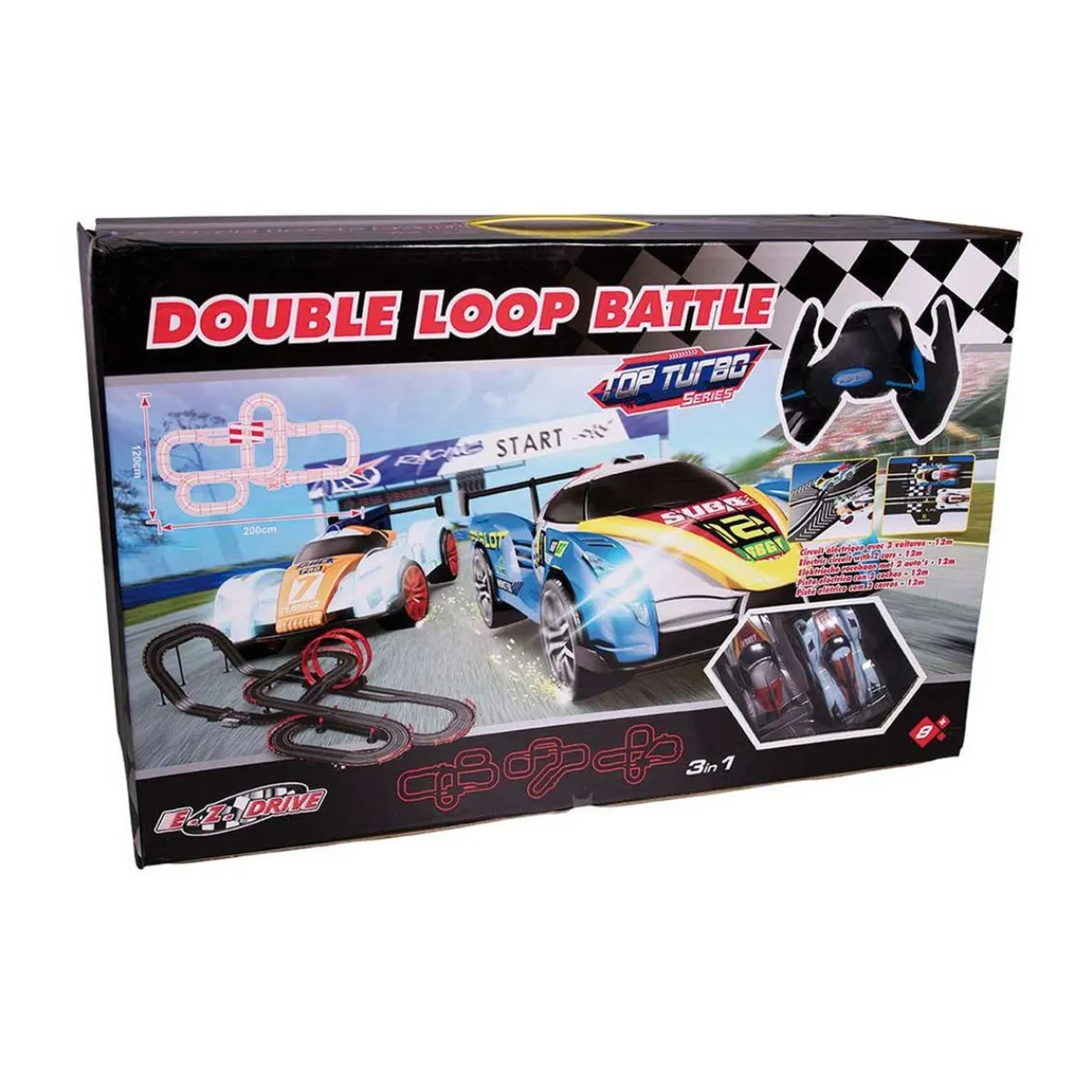 EZ Drive Vehículos Y Circuitos*- Double Loop Battle 12 m