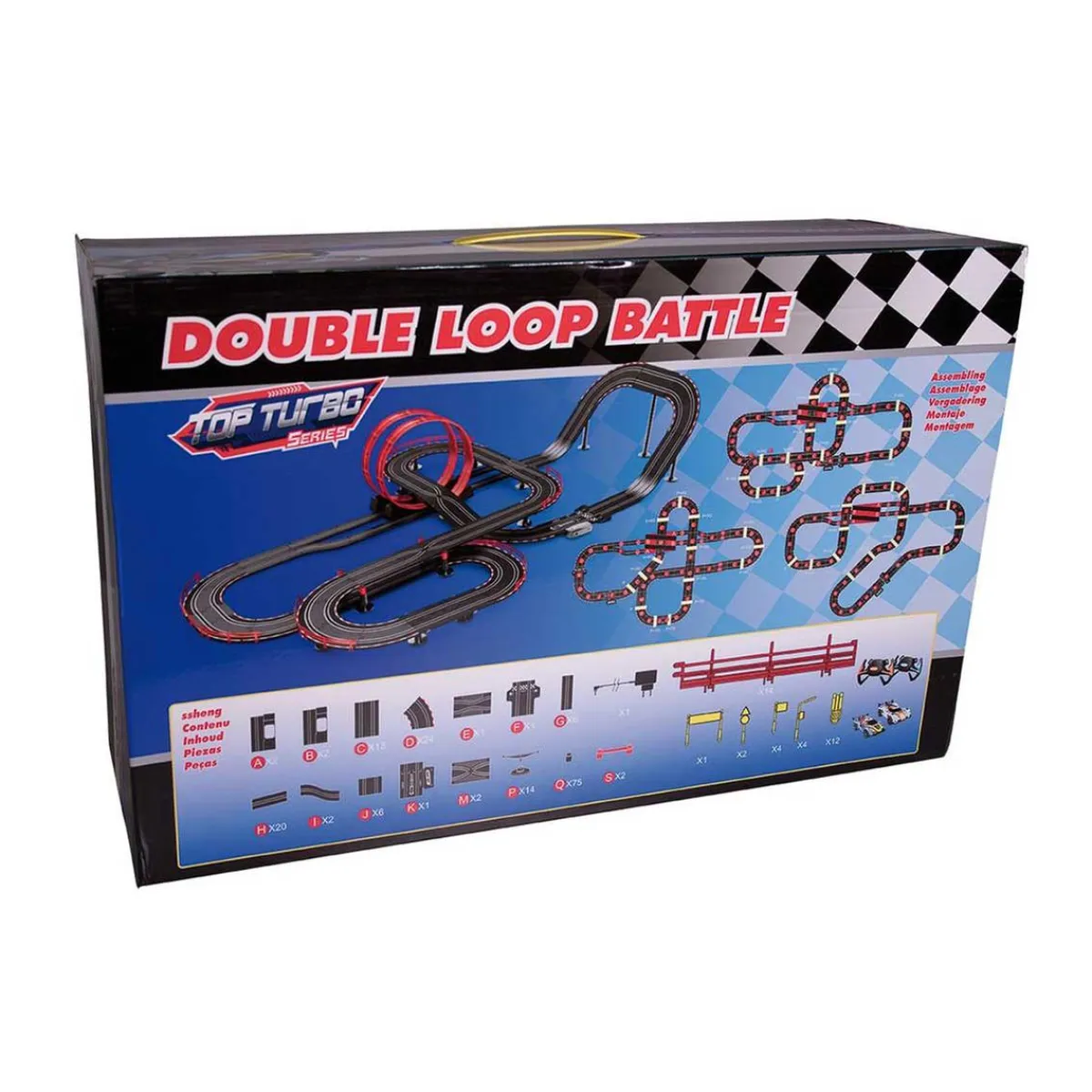 EZ Drive Vehículos Y Circuitos*- Double Loop Battle 12 m