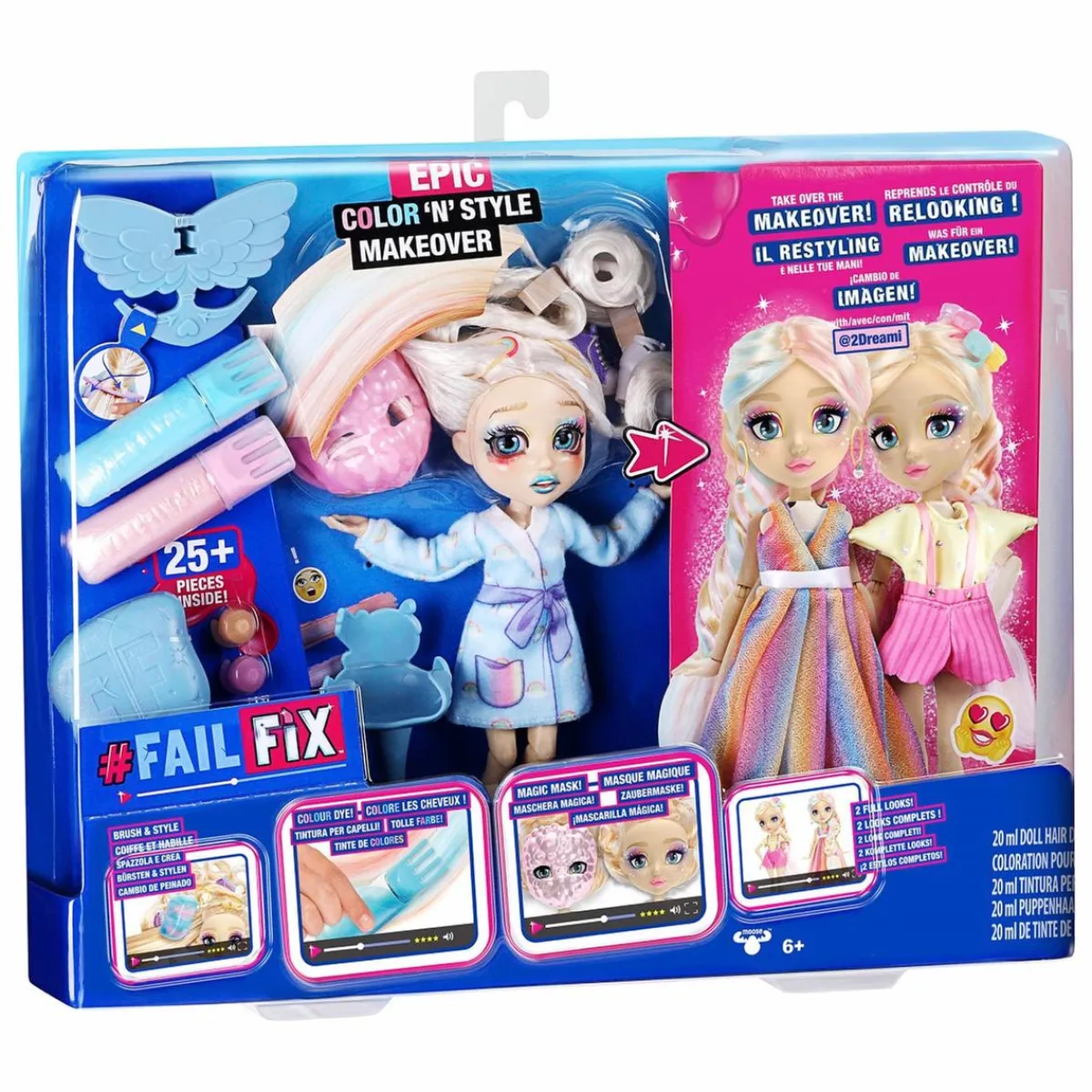 FAMOSA Muñecas*Failfix - Muñeca Día y Noche