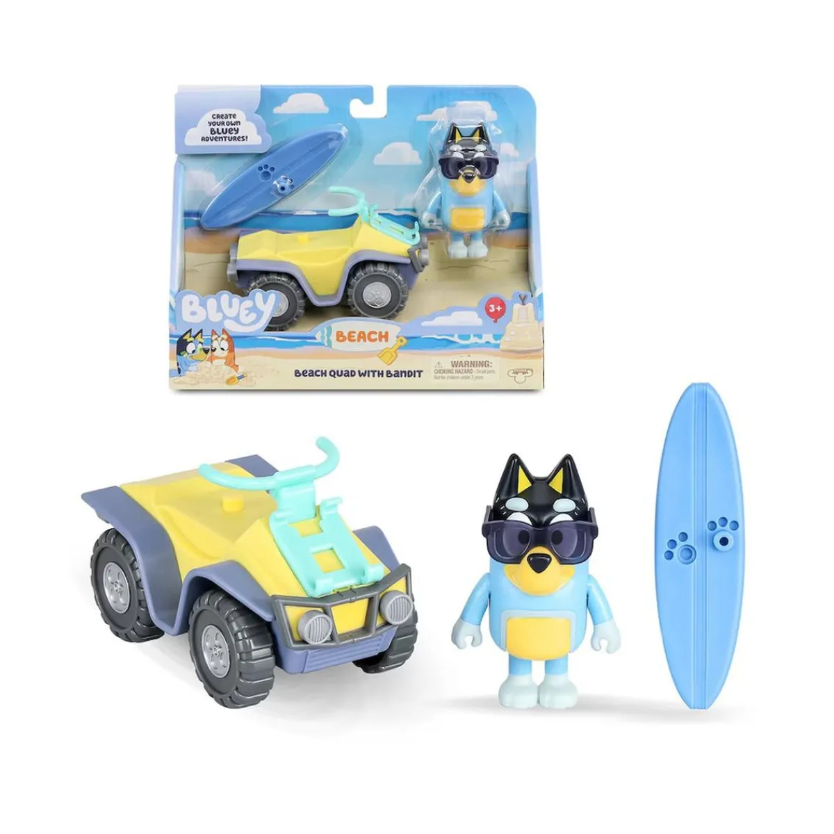 FAMOSA Coleccionables Y Mini Mundos*- Bluey - Bluey - Vehículo con figura y accesorios (Varios modelos) ㅤ