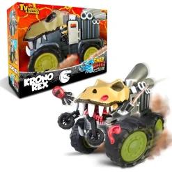 FAMOSA Vehículos Y Circuitos*- Caminón De Carreras Swap Riders Dinosaurio Krono Rex ㅤ