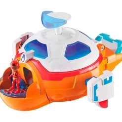 FAMOSA Coleccionables Y Mini Mundos*- Set de Juego 3 en 1 - Cuartel General, Submarino, Barco y Aeronave con Moto de Juguete ㅤ