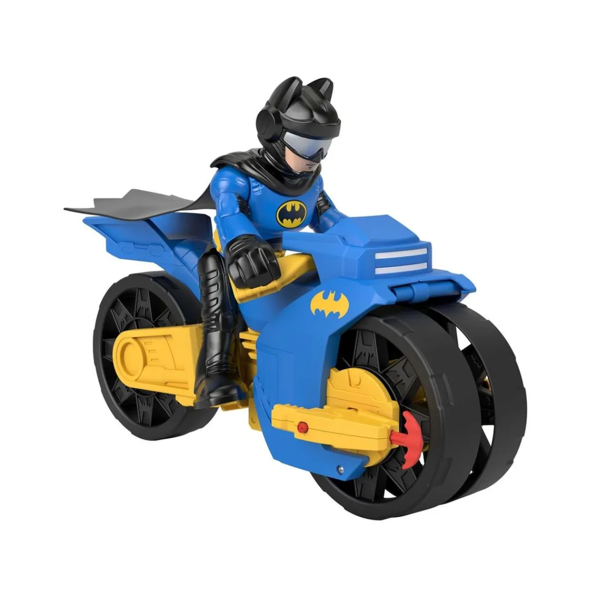 MATTEL Coleccionables Y Mini Mundos*Fisher Price - Batman - Vehículo de juguete Imaginext DC Super Friends Batman con Moto XL ㅤ