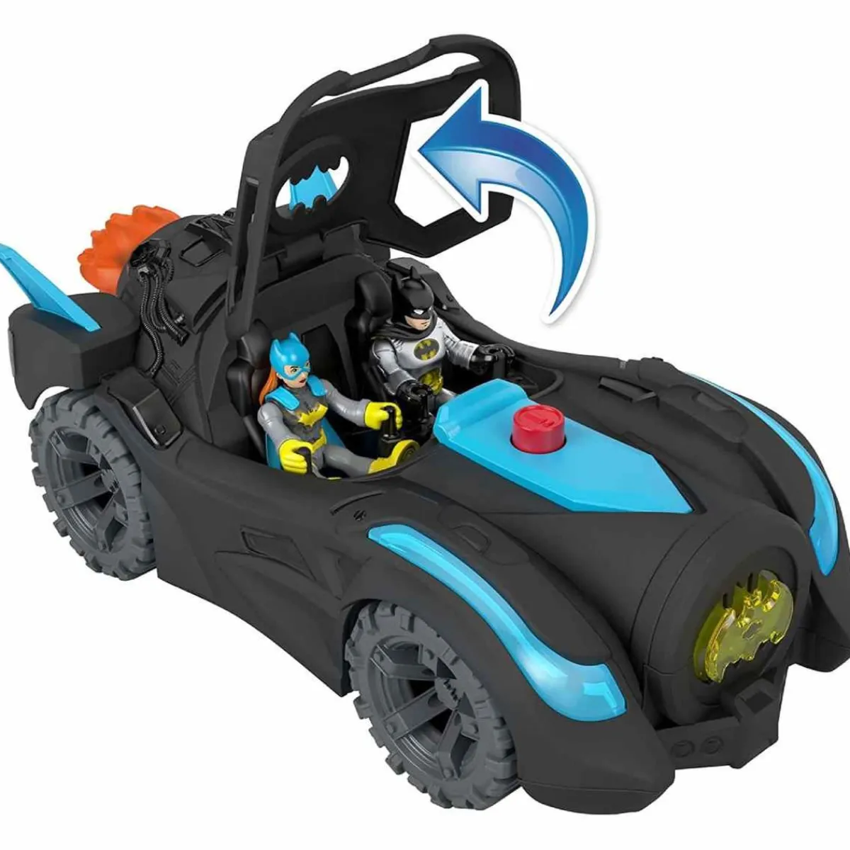 MATTEL Coleccionables Y Mini Mundos*Fisher Price - Imaginext - Batmóvil Power Reveal con figura de Batman