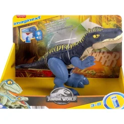 MATTEL Coleccionables Y Mini Mundos*Fisher Price Imaginext - Jurassic World - Dinosaurio Baryonyx que Ruge y Brilla