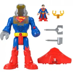 MATTEL Coleccionables Y Mini Mundos*Fisher Price Imaginext - Superman con Exoesqueleto-Robot