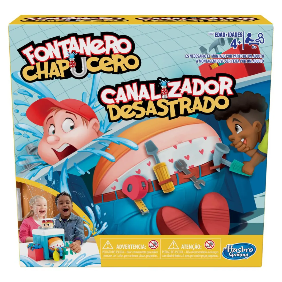 HASBRO GAMING Friki Zone|Juegos Y Puzzles*Fontanero Chapucero Juego de Mesa