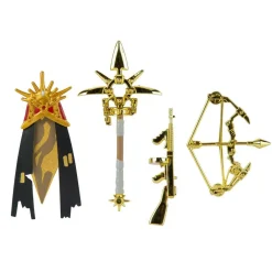 FORTNITE Figuras De Acción*- Figura articulada Oro Grado maestre 10cm con accesorios ㅤ