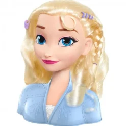 PRINCESAS DISNEY Muñecas*Frozen - Cabeza para peinados Elsa