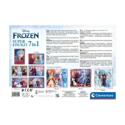 CLEMENTONI Juguetes Educativos Y Libros|Juegos Y Puzzles*Frozen - Edukit 7 en 1
