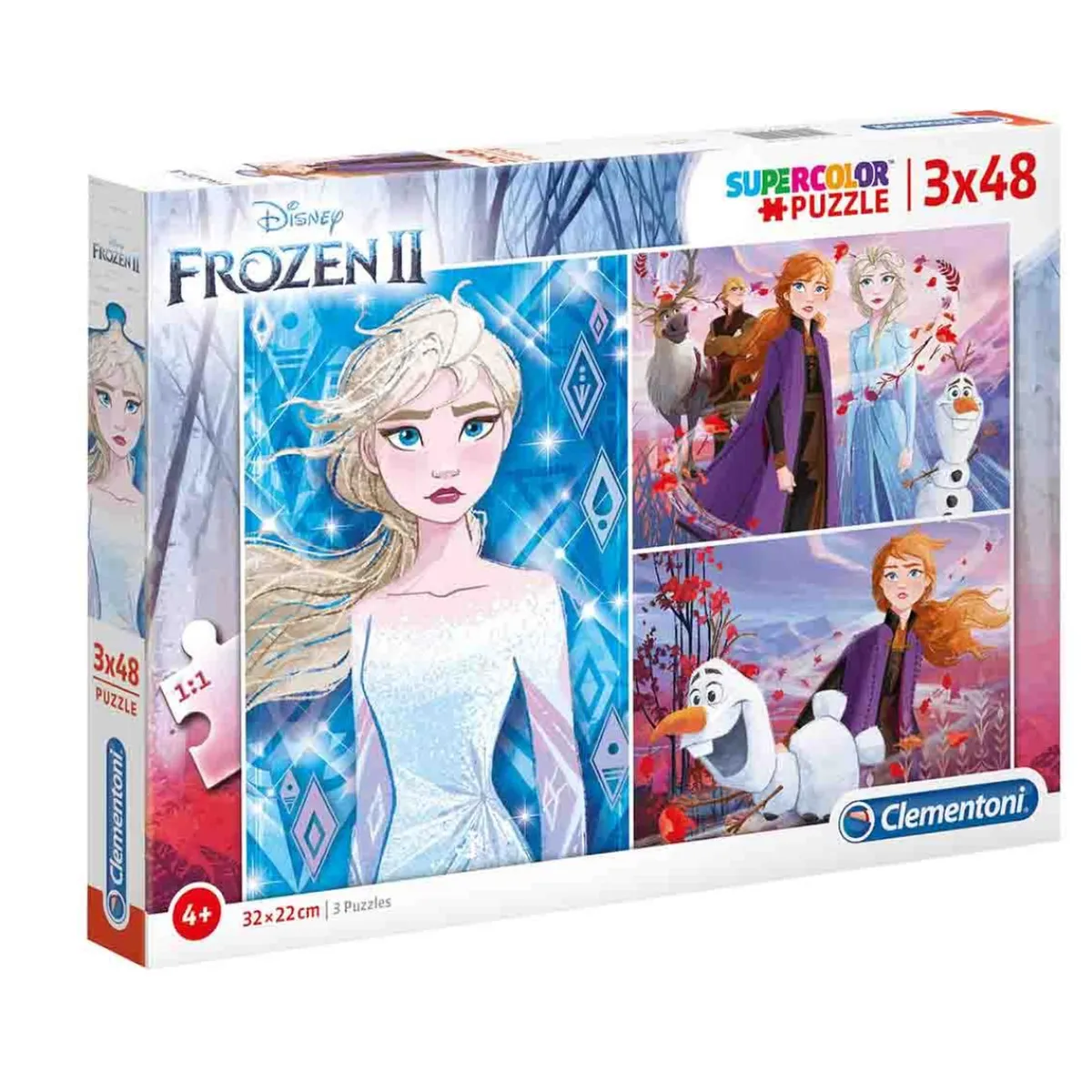 CLEMENTONI Juegos Y Puzzles*Frozen - Puzzle 3 en 1 Frozen 2