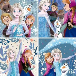 EDUCA BORRAS Juegos Y Puzzles*Frozen - Set de puzzles infantiles progresivos con imágenes de Frozen, 12 a 25 piezas ㅤ