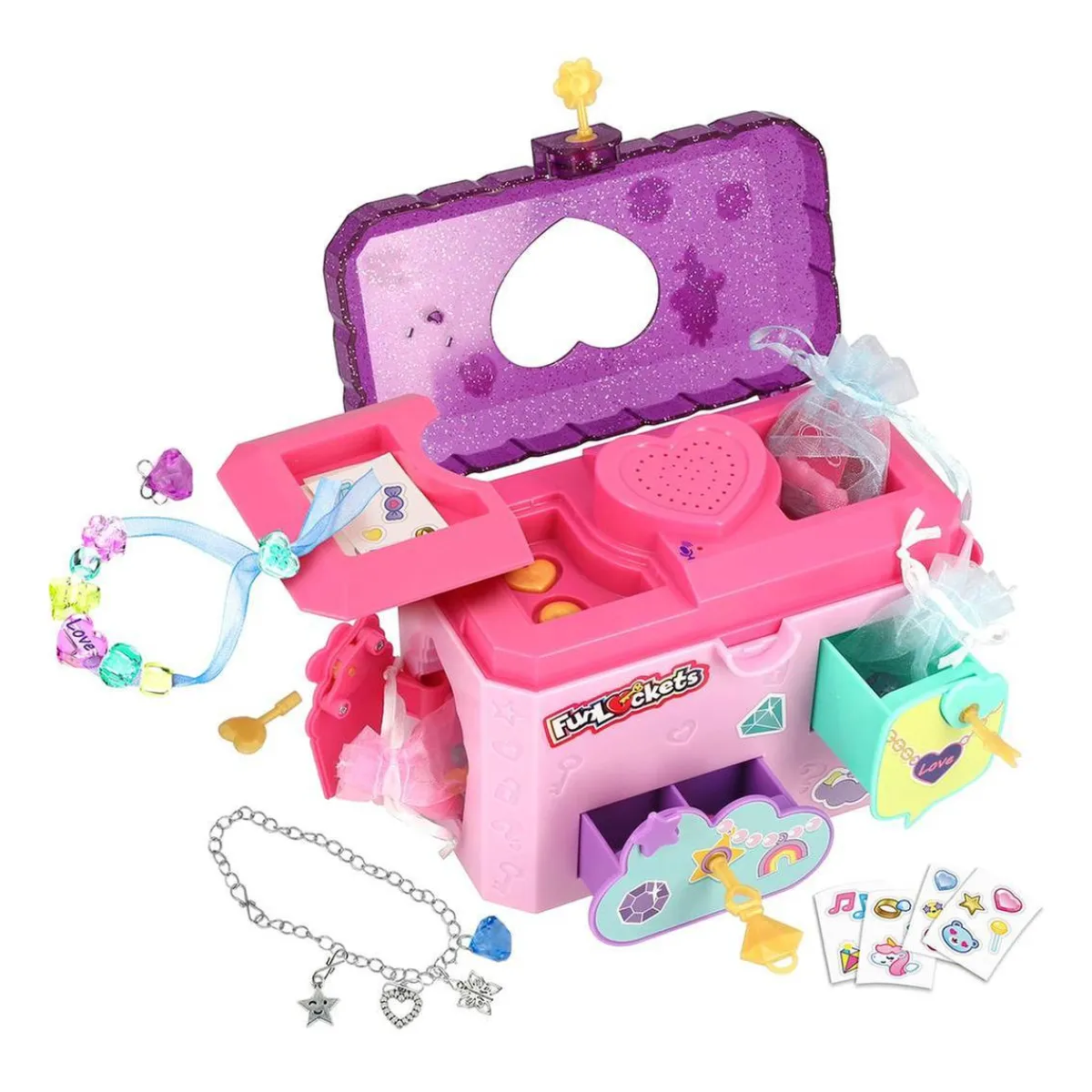 DISET Arte Y Manualidades*Funlockets - Joyero Secreto con Grabadora, Colgantes y Joyas