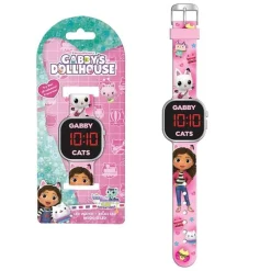 KIDS EUROSWAN S.L. Coleccionables Y Mini Mundos*Gabbys Dollhouse - Reloj led