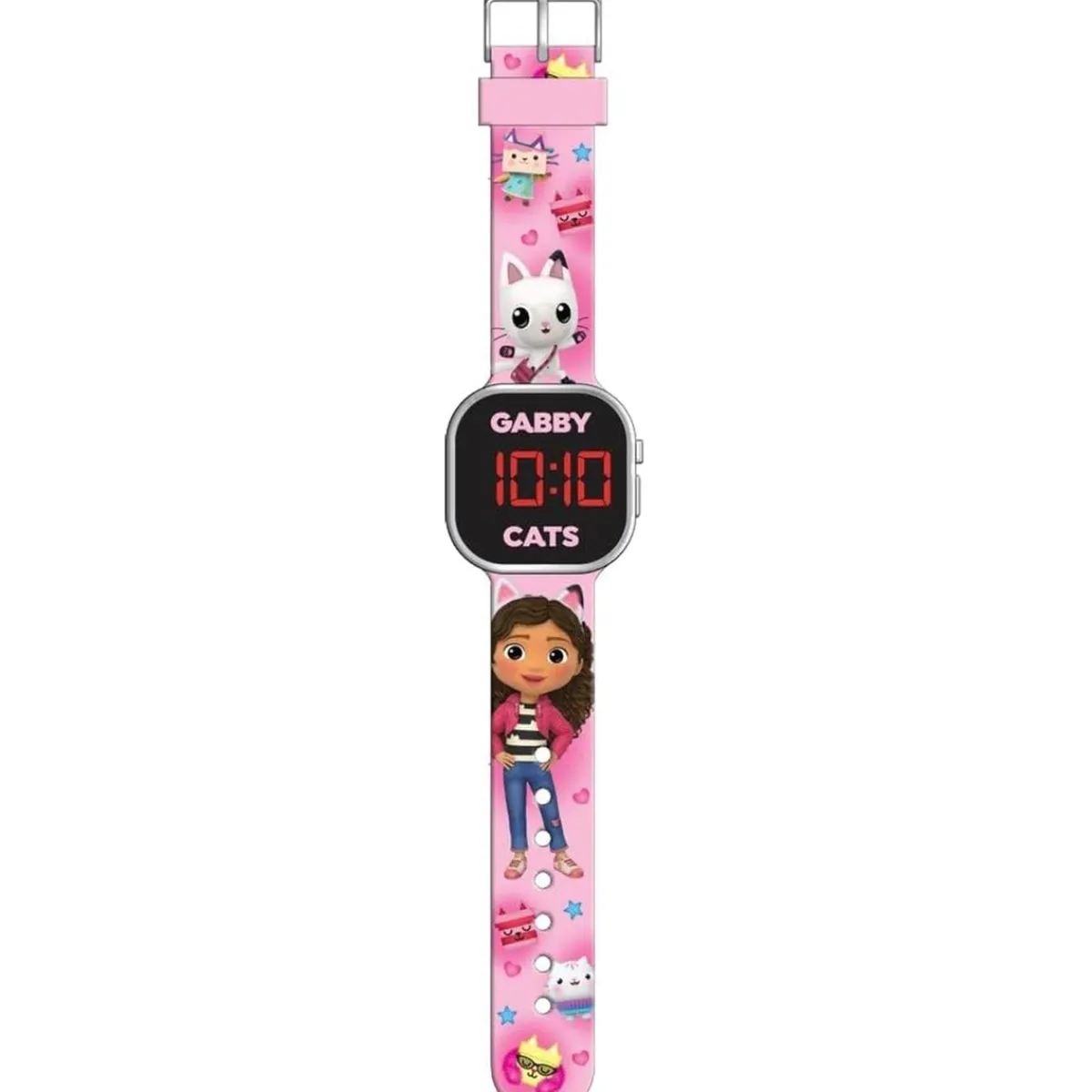 KIDS EUROSWAN S.L. Coleccionables Y Mini Mundos*Gabby's Dollhouse - Reloj LED Gabby