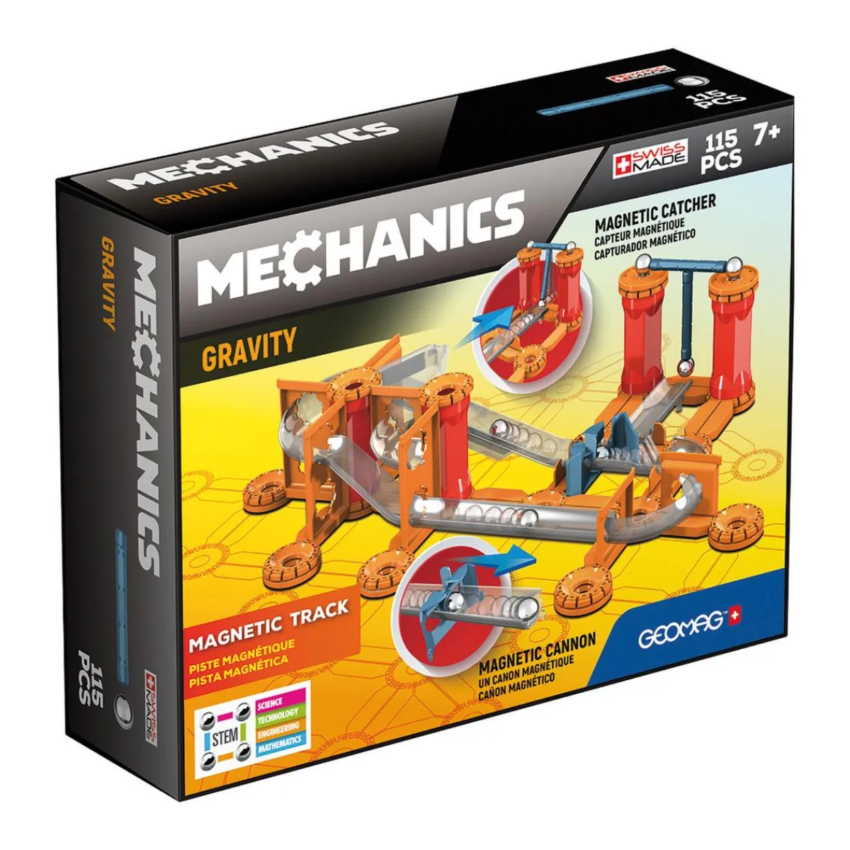 TOY PARTNER S.A. Steam*Geomag - Geomag Gravity 115 piezas