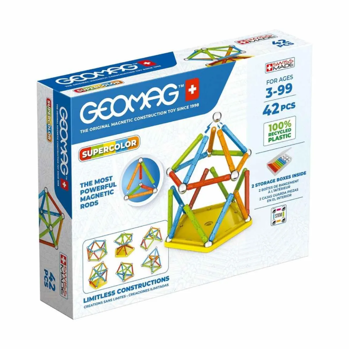 TOY PARTNER Steam*Geomag - Green Supercolor
