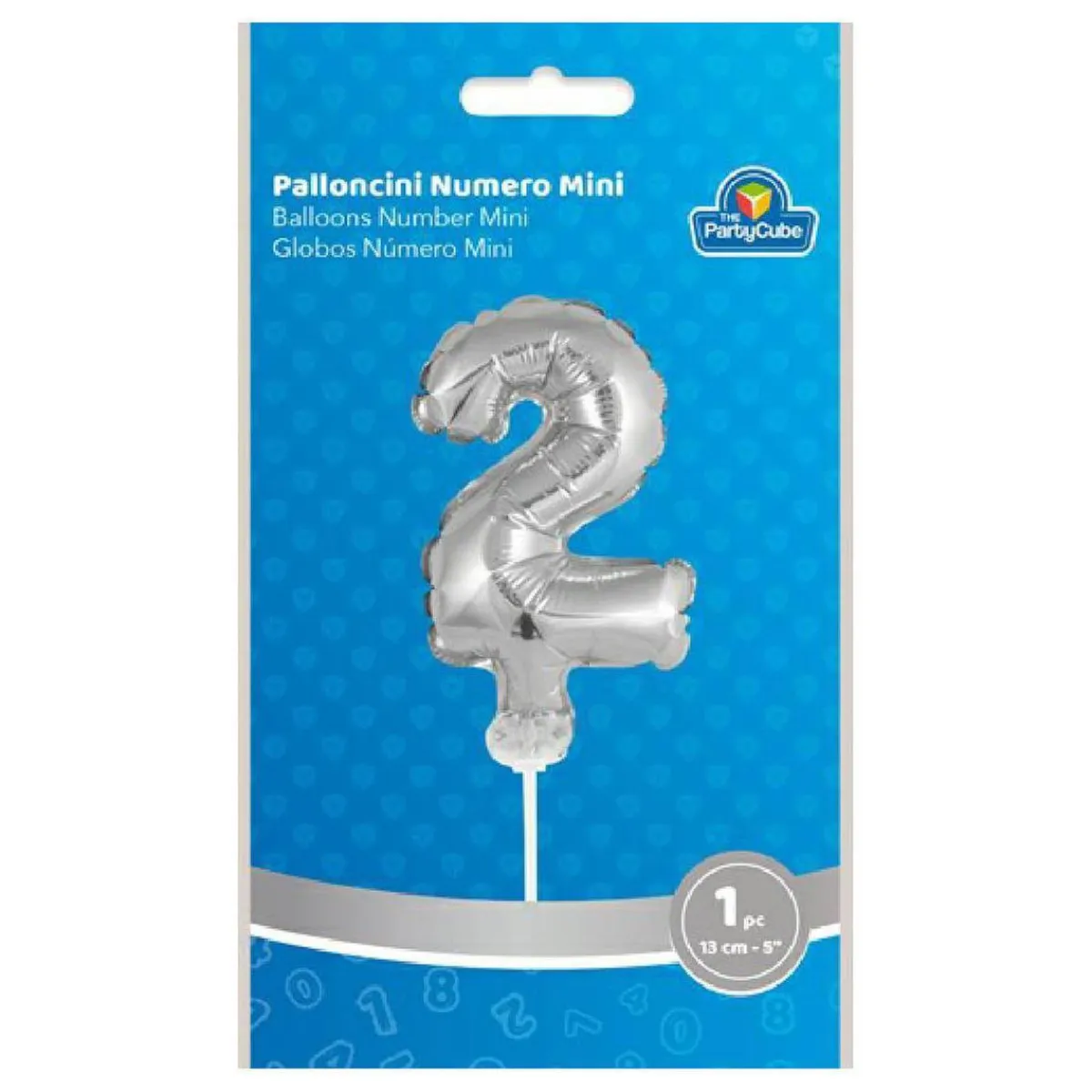 TOYS "R" US Artículos De Fiesta Y Regalos*Globo aluminio plateado número 2