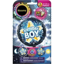 TOYS "R" US Artículos De Fiesta Y Regalos*Globo luz LED - Birthday Boy