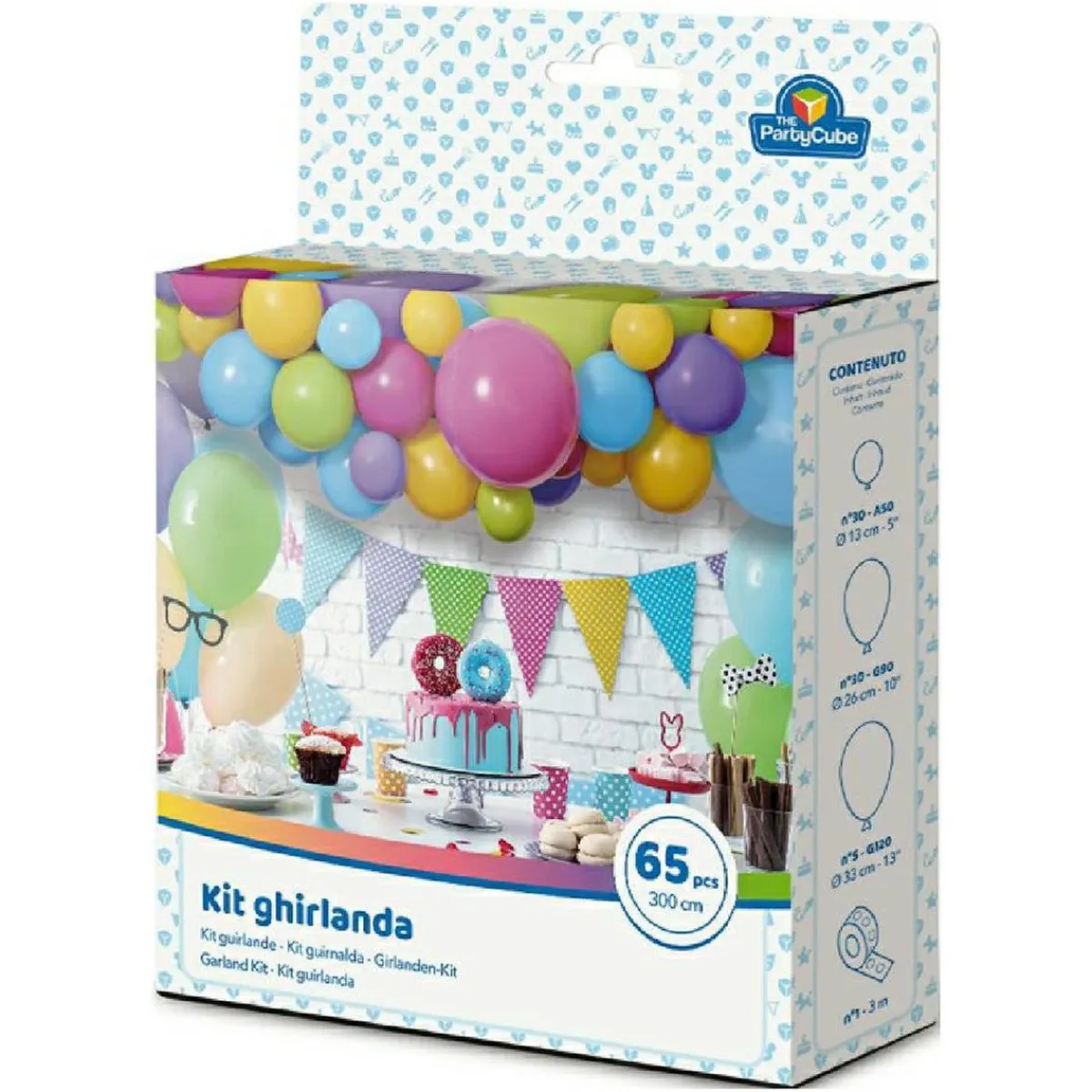 TOYS "R" US Artículos De Fiesta Y Regalos*Guirnalda 3 metros con 65 piezas