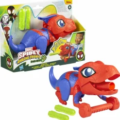HASBRO IBERIA Coleccionables Y Mini Mundos*Hasbro - Marvel Spidey and His Amazing Friends - Dino-Webs Lanzador arácnido