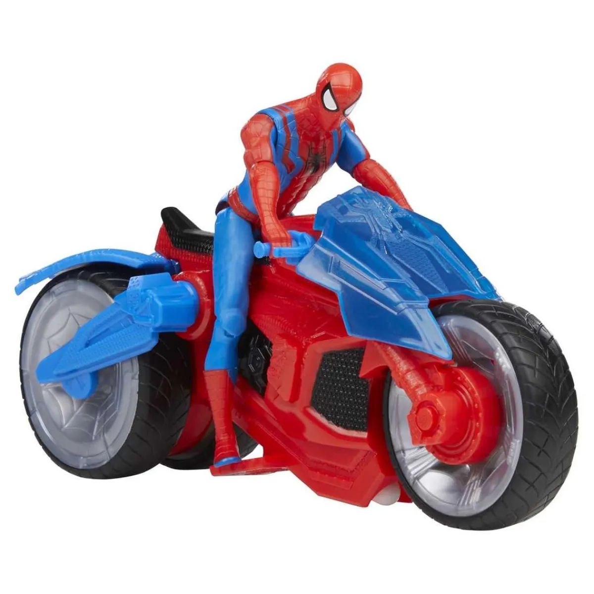 HASBRO IBERIA Figuras De Acción*Hasbro - Spider-man - Moto Arácnida Spider-Man - Set de Juego con Figura y Proyectiles ㅤ