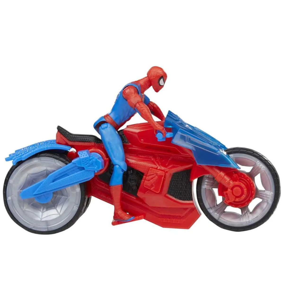 HASBRO IBERIA Figuras De Acción*Hasbro - Spider-man - Moto Arácnida Spider-Man - Set de Juego con Figura y Proyectiles ㅤ