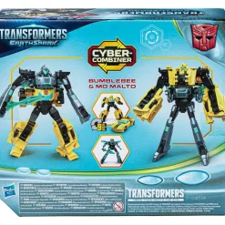 HASBRO IBERIA Figuras De Acción*Hasbro - Transformers - EarthSpark Bumblebee y Malto Cyber ㅤ