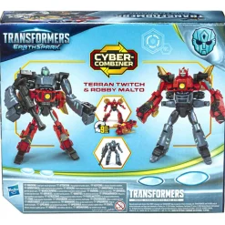 HASBRO IBERIA Figuras De Acción*Hasbro - Transformers - Pack de 2 figuras EarthSpark Terran Twitch y Robby ㅤ