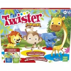 TOYS "R" US Friki Zone|Juegos Y Puzzles*Hasbro - Twister Junior Aventura Animal: tapete doble cara, 2-4 jugadores