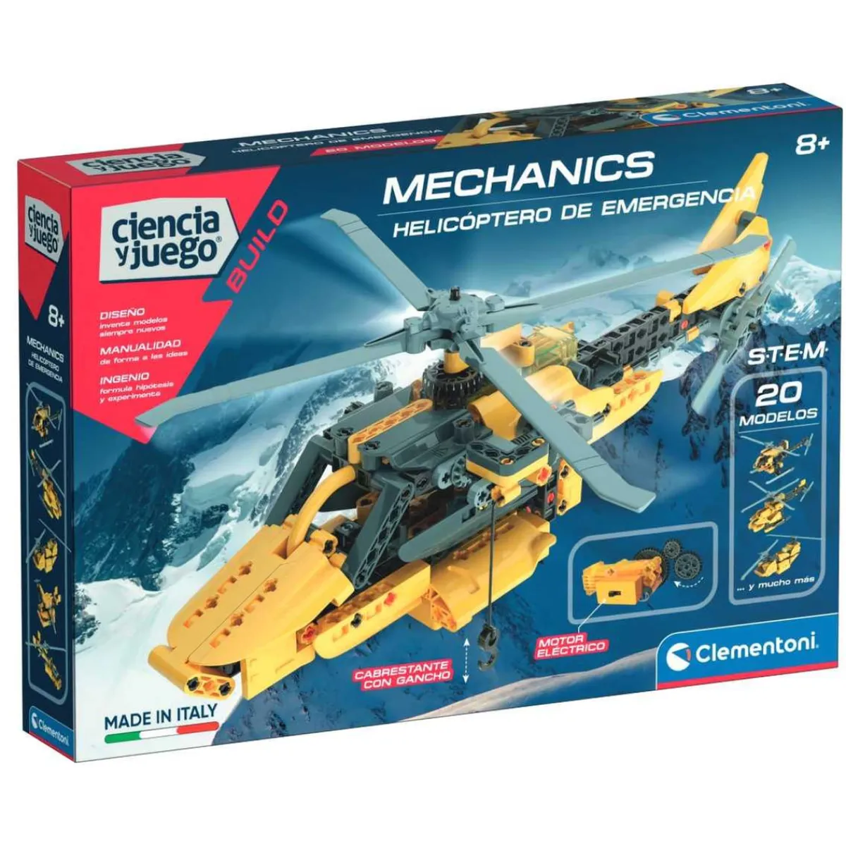 CLEMENTONI Steam*Helicóptero de emergencia