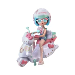HELLO KITTY Muñecas*- Muñeca Pretty Pink con Scooter