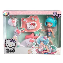 HELLO KITTY Muñecas*- Muñeca Pretty Pink con Scooter
