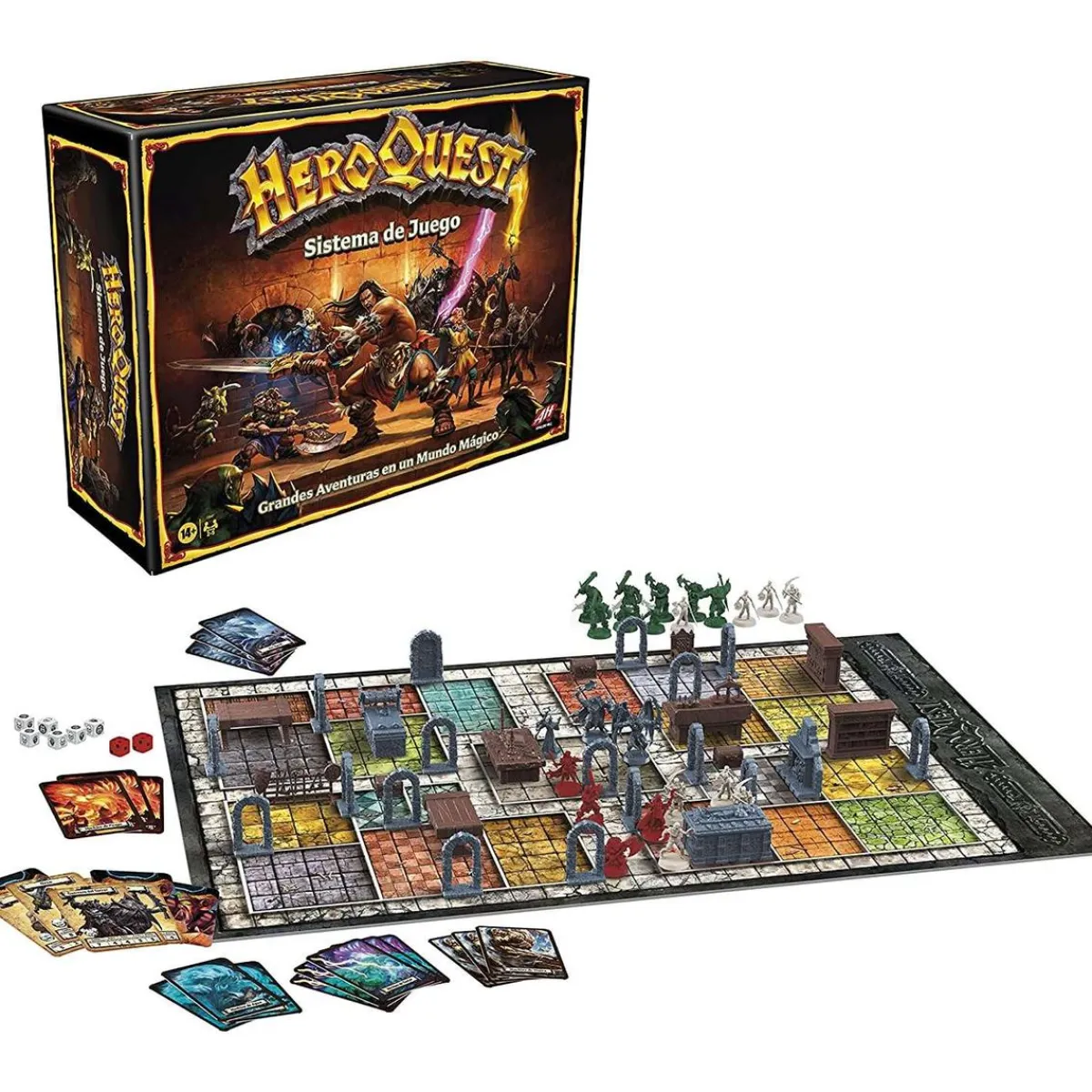 HASBRO IBERIA Juegos Y Puzzles|Friki Zone*HeroQuest - Avalon Hill - Sistema de Juego HeroQuest