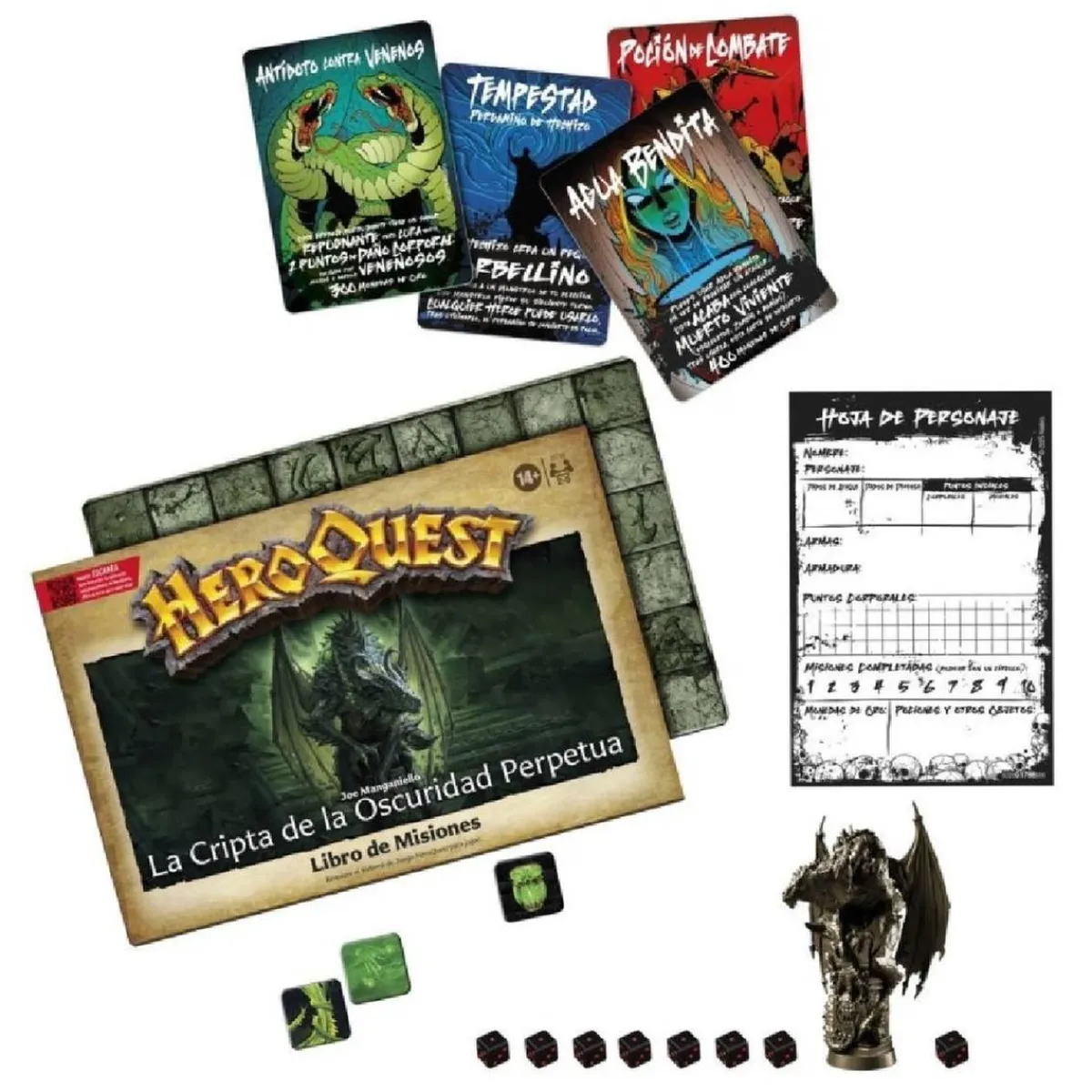 Avalon Hill Juegos Y Puzzles|Friki Zone*HeroQuest: La cripta de la Oscuridad Perpetua