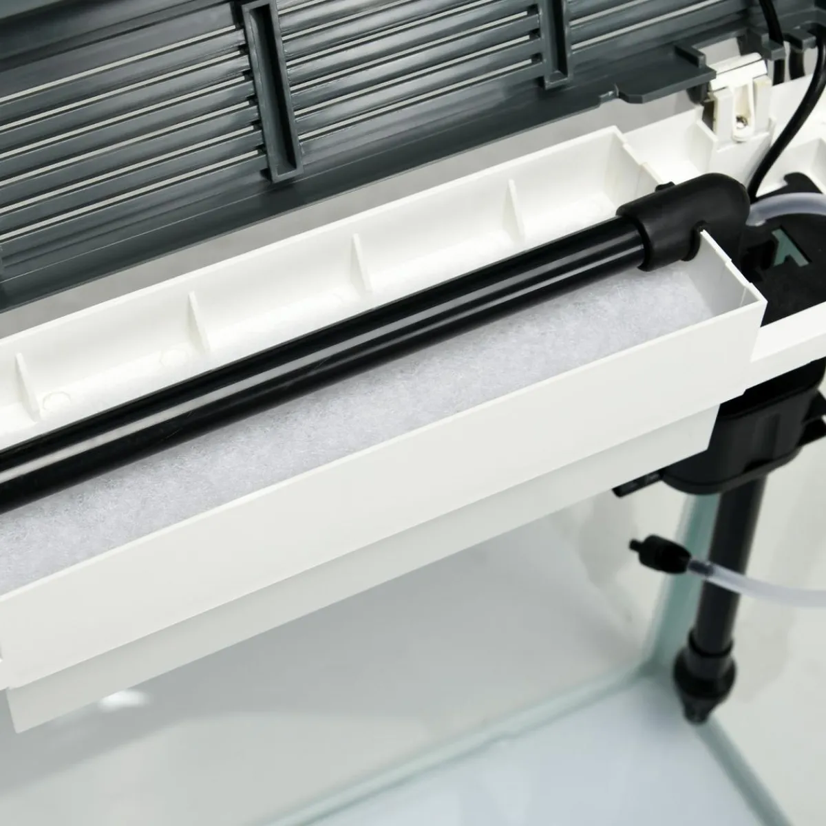 PawHut Steam*Homcom - Acuario 28L con filtro e iluminación