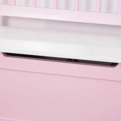 Homcom Estilo De Vida*- Baúl para juguetes Madera Rosa