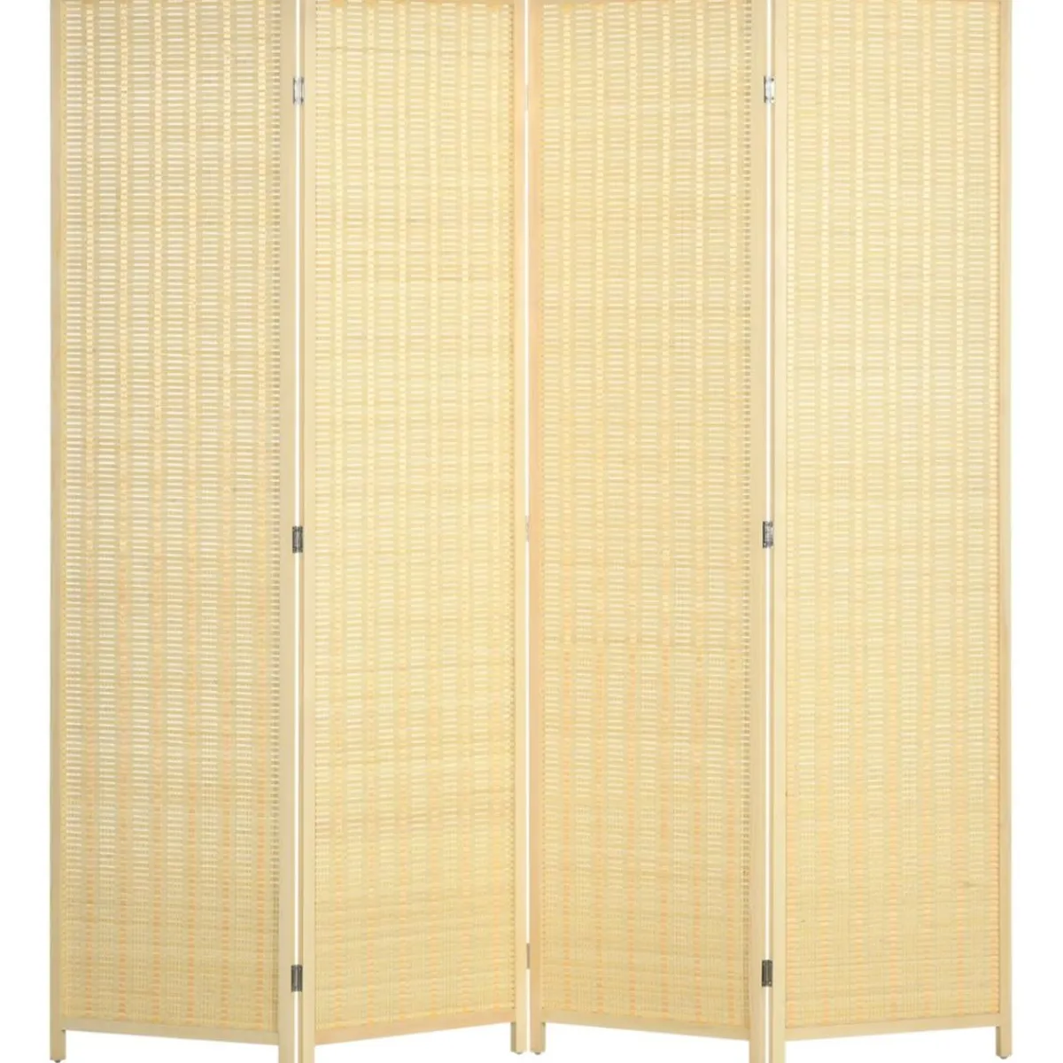 Homcom Estilo De Vida*- Biombo de bambú 4 paneles
