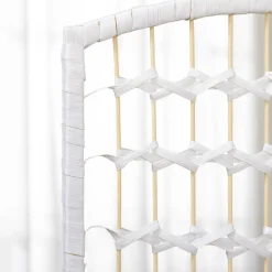 Homcom Estilo De Vida*- Biombo de cuerda de papel 4 paneles