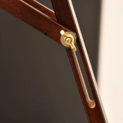 Homcom Arte Y Manualidades*- Caballete de madera con trípode Marrón