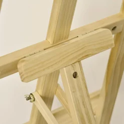 Homcom Arte Y Manualidades*- Caballete de pintura de madera