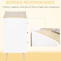 Homcom Estilo De Vida*- Cajonera infantil con 3 cajones