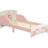 Homcom Estilo De Vida*- Cama infantil Montañas Rosa