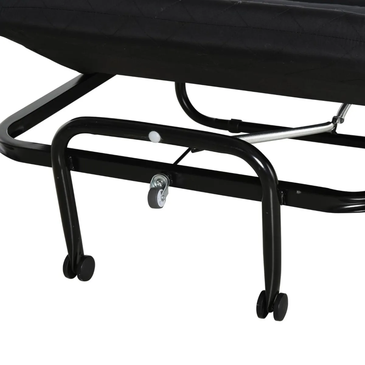 Homcom Estilo De Vida*- Cama plegable con cabecera ajustable Negro