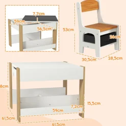 Homcom Estilo De Vida*- Conjunto de Mesa con Sillas