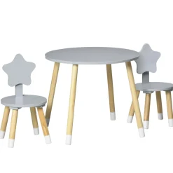 Homcom Estilo De Vida*- Conjunto de mesa y dos sillas estrella